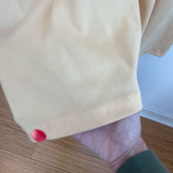 Vintage Handmade Yellow Wide Leg Zip Up Jumpsuit - Small - Picture 4 of 14